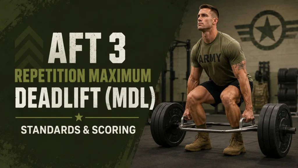 AFT 3 Repetition Maximum Deadlift (MDL) Standards & Scoring 2 Aft 3 Repetition Maximum Deadlift